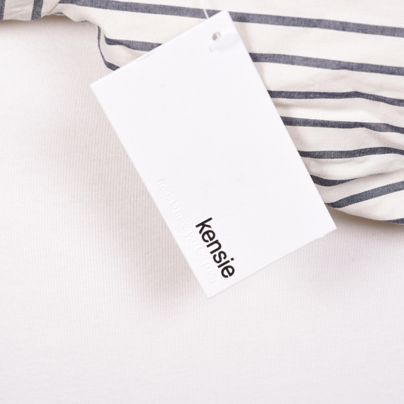 American Living Off-Shoulder Striped Blouse NEW - Picture 8 of 8